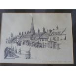 Framed Huntingdonshire interest Sketch