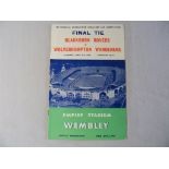 Football Programme: Blackburn v Wolves FA Cup 1960