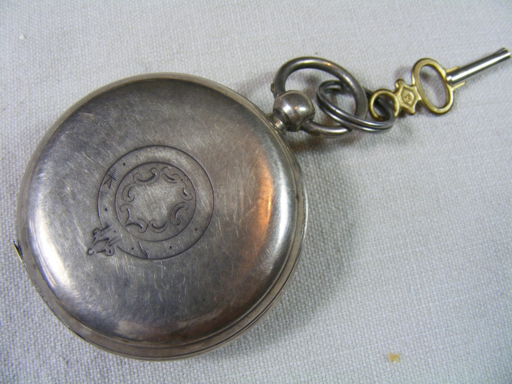 Silver-cased Pocket Watch - Bild 3 aus 5