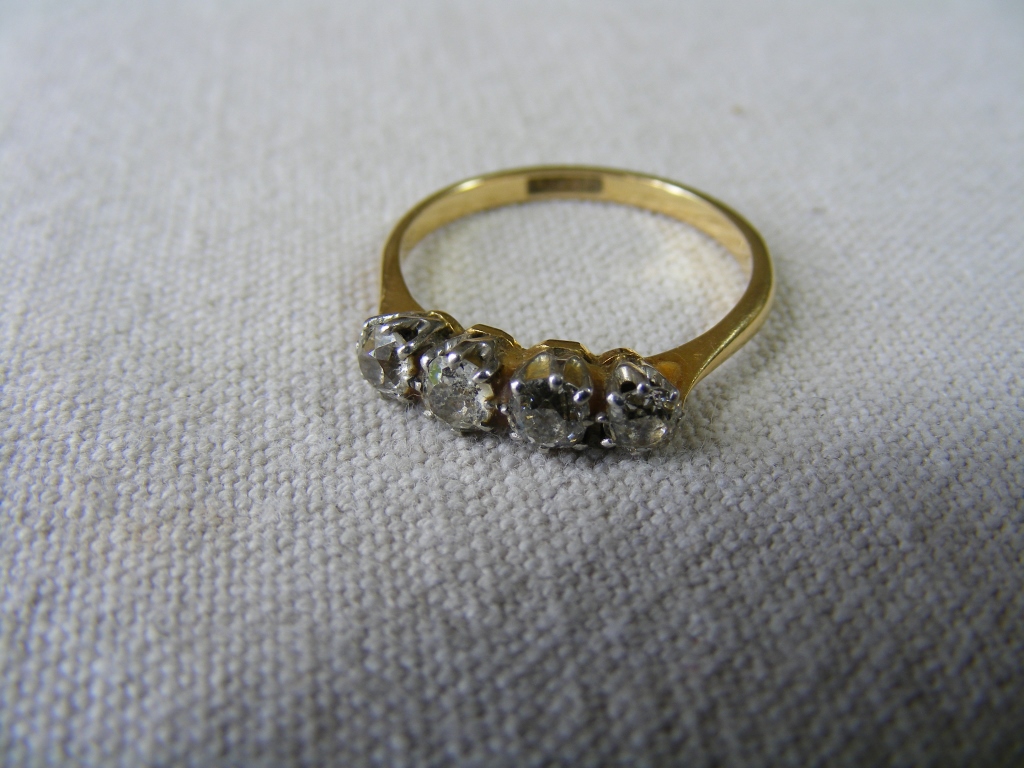 Four Diamond Ring - Image 9 of 9