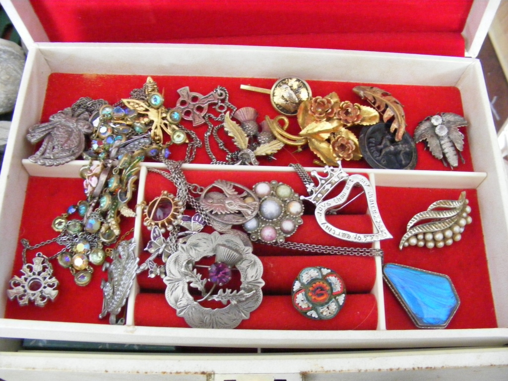 Jewellery Box and Contents