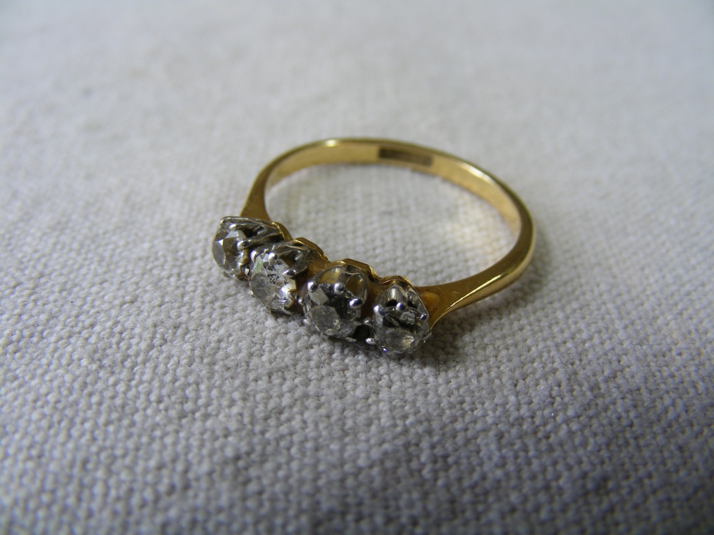 Four Diamond Ring - Image 3 of 9