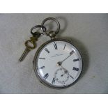 Silver-cased Pocket Watch