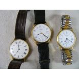 Three various Wristwatches