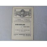 Football Programme: Crystal Palace v Reading 1956