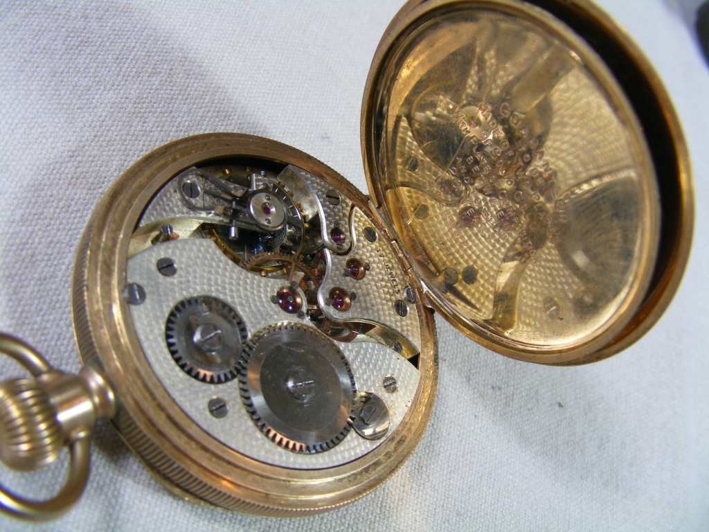 Mid-C20th gold-plated Pocket Watch - Image 6 of 7