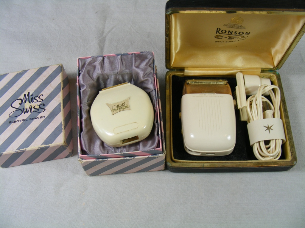 Two vintage electrical Shavers