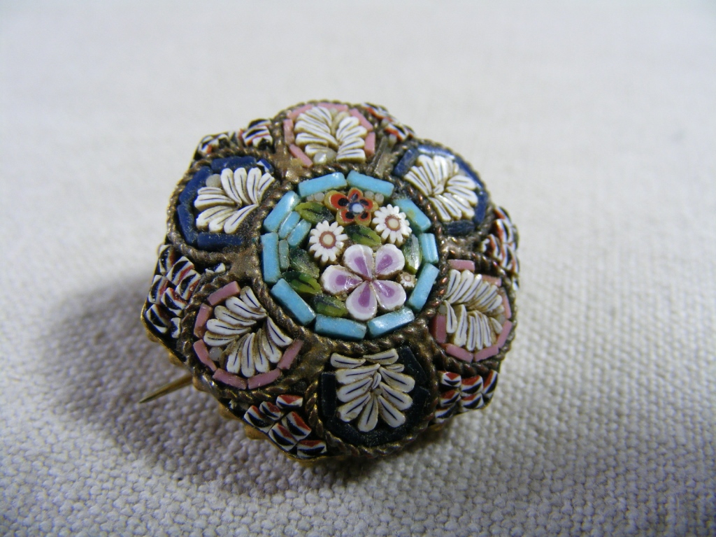 Micromosaic Brooch