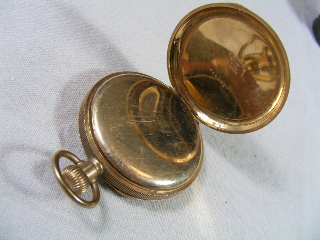 Mid-C20th gold-plated Pocket Watch - Image 5 of 7