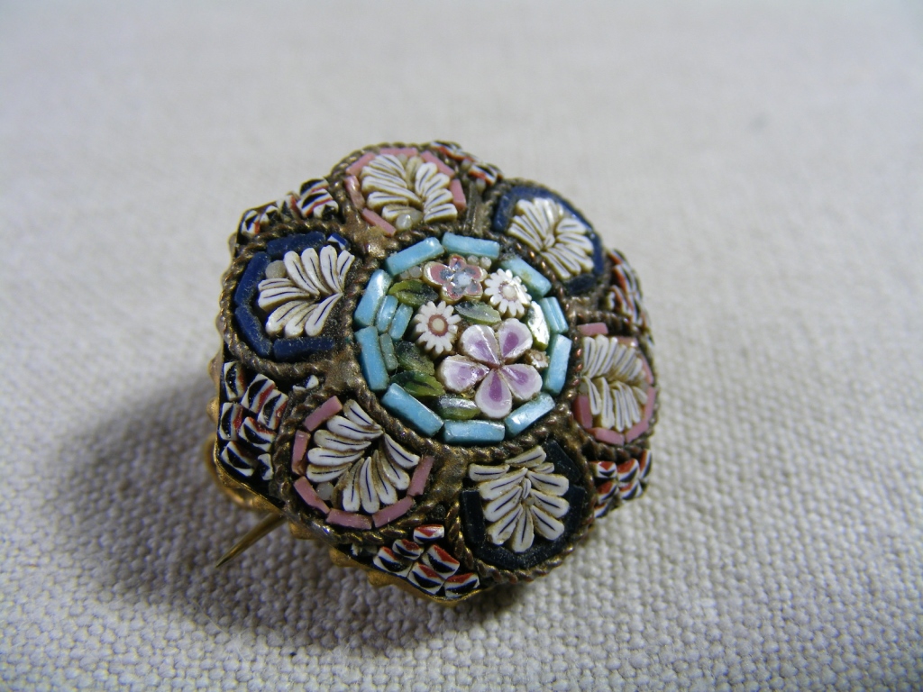 Micromosaic Brooch - Image 2 of 6