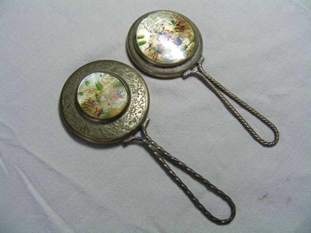 Two C20th small decorative Mirrors