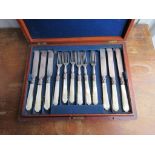 Cased set of Fish Cutlery