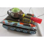 Japanese tinplate Tank