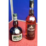 Bottle of Brandy & Grande Marnier Liqueur (F&S)