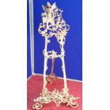 Ornate brass easel/gallery stand