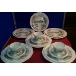 20 piece Alfred Meakin 'Queens Castle' dinner set & part tea set