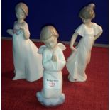 3 Nao girl figurines