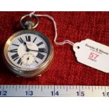 Railway guards pocket watch made by West end Watch Co (keeps good time)