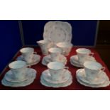 21 piece Grafton China 'Romsey' tea set