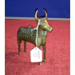 Bronze Ox figure, 16cm tall