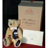 Steiff Prince Williams 21st birthday bear, with box & certificate