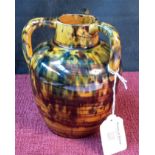 Dunmore 3 handled vase, 14.5cm tall