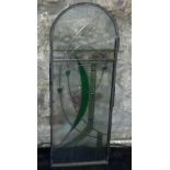 Stained glass window 118x43.5cm