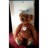 Large 70cm Steiff collectors bear '1906 Replica' with box & certificate