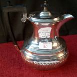 EP coffee pot presented to Capt. I. C. Cameron of the Cameron Highlanders on his marriage, September