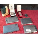 Selection of vintage cigarette cases & lighters