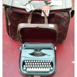 Vintage travel case & Royalite typewriter