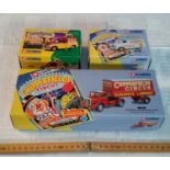 3 Corgi circus models with boxes