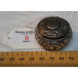 Birmingham silver ornate snuff box