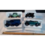 4 vintage style car models