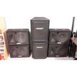 2 Peavey speakers with stands & Yamaha speakers