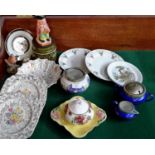 Selection of collectables to include Royal Albert & Fenton ware etc