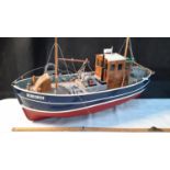 Large radio controlled boat model 'The Lady Jean' Kirkcaldy