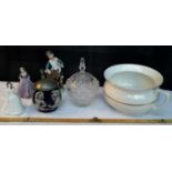 Collection of collectables to include 2 Coalport figurines, German Stein & Chanty