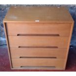 Stagg lightwood 4 drawer chest