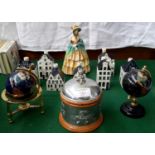 A collection of collectables to include, Royal Doulton 'A Victorian Lay' (as found), miniature