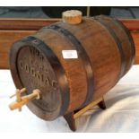 Cognac barrel on stand