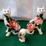 3 Grisilda Hill Wemyss cat figures