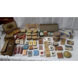 A large selection of vintage cigarette & cigar packets, mostly still full & sealed collectable