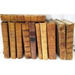 10 volumes of The Acts of Parliament of Scotland in leather bounds