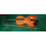 Violin with bow