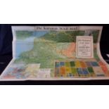 2 x The Scotsman war map of the Western Front & Olympic 1972 poster