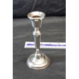 Birmingham silver candlestick by Wilmot Manufacturing Co