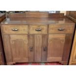 Edwardian 3 over 2 sideboard with inlays