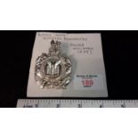 Kings own Scottish borders silver brooch