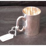 Birmingham silver christening cup, 7.5cm tall